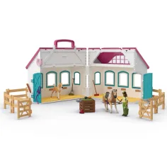 Schleich: Horse Club - Aufklappbarer Stall mit Pferden Spielset (42703) Bild 2