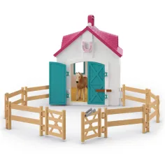 Schleich: Horse Club - Aufklappbarer Stall mit Pferden Spielset (42703) Bild 4