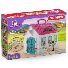 Schleich: Horse Club - Aufklappbarer Stall mit Pferden Spielset (42703) Bild 1