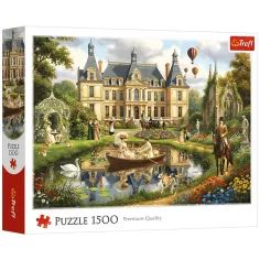 Schloss am Wasser - 1500 Teile Puzzle - Trefl