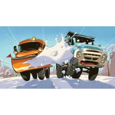Schneeschieber Hugo, der Schneepflug (Garage Gang) Diafilm