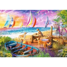 Segelboote auf dem Wasser – 1000-teiliges Puzzle – Trefl Bild 2