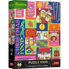 Shrek Weihnachten 1000-teiliges Xmas Premium Puzzle - Trefl