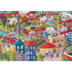 Sneaky Peekers: Paris UFT 1000-teiliges Puzzle - Trefl Bild 2