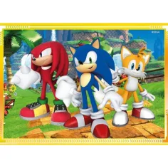 Sonic 4-in-1 Puzzle - Clementoni Bild 3