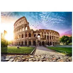 Sonnige Kolosseum, Rom 1000 Teile Puzzle - Trefl Bild 2