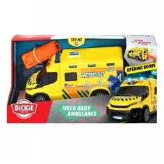 SOS Iveco Rettungswagen mit Sound und Licht 18cm - Dickie Toys