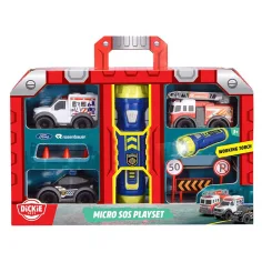 SOS Mikro-Spielset mit Taschenlampe - Dickie Toys
