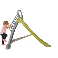 Speed Rutsche mit Sicherheitsgeländer in Limettengrün 170cm