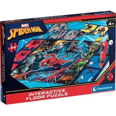 Spider-Man interaktives 24-teiliges Bodenpuzzle - Clementoni