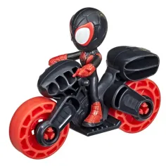 Spider-Man Póki und seine wunderbaren Freunde: Miles Morales und sein Motorrad Spielset - Hasbro Bild 2