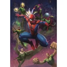Spider-Man und seine furchterregenden Feinde HQC 1000-teilige Puzzle - Clementoni Bild 2