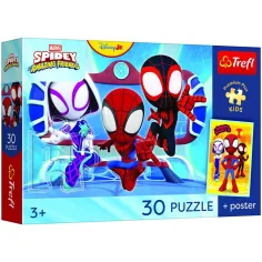 Spidey und seine Freunde im Einsatz 30-teiliges Premium-Puzzle - Trefl