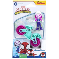 Spidey und seine Super-Freunde: Ghost-Spider-Motorrad mit Heldenfigur – Hasbro