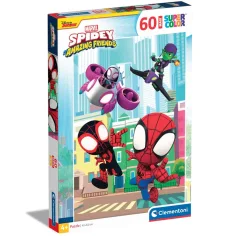 Spidey und seine wunderbaren Freunde 60-teiliges Maxi Supercolor Puzzle - Clementoni Bild 1