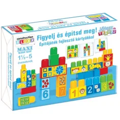 Spiele und lerne!: Achte darauf und baue es auf! Konstruktionsspielzeug mit Entwicklungskarten - D-Toys