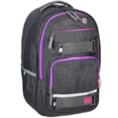 Spirit: Campus grauer und pinker abgerundeter Schulranzen, Rucksack