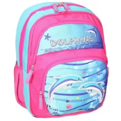 Spirit: Ergonomischer Schulrucksack mit Delfin-Motiv Bild 2