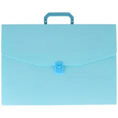 Spirit: Klassische pastellblaue Aktenmappe mit Griff A4