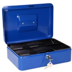 Spirit: Kleine blaue abschließbare Geldkassette - CB320 Bild 2