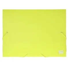 Spirit: Neon gelber Gummiband-Ordner A4