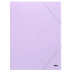 Spirit: Pastell lila Gummimappe A/4