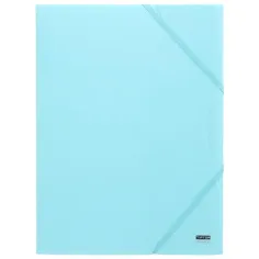 Spirit: Pastellblaue Gummimappe A/4