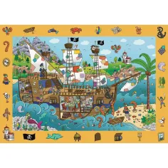 Spy Guy 100-teiliges Puzzle Piratenschiff - Trefl Bild 2