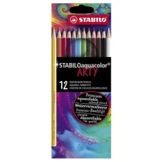 Stabilo: ARTY Aquacolor Buntstift-Set 12-teilig