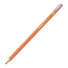 Stabilo: Bleistift 60 "2B" Graphitstift mit Radiergummi