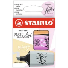 Stabilo: Boss Mini Pastellmarker Set 3er-Pack