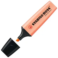 Stabilo: BOSS Original Pastell Textmarker in Pfirsichfarbe 2-5mm Bild 2