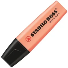 Stabilo: BOSS Original Pastell Textmarker in Pfirsichfarbe 2-5mm