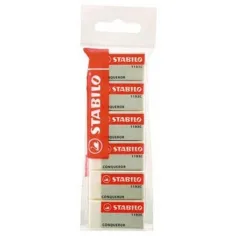 Stabilo: Conqueror 6-teiliges Radiergummi-Set