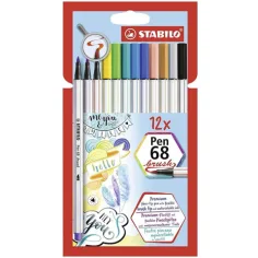 Stabilo: Pen 68 Pinselmarker Set 12 Stück