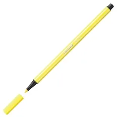 Stabilo: Pen 68 Filzstift in fluoreszierendem Gelb, 1mm Bild 2