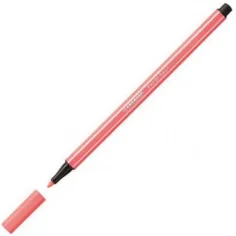 Stabilo: Pen 68 Filzstift in fluoreszierendem Rot, 1 mm Bild 2