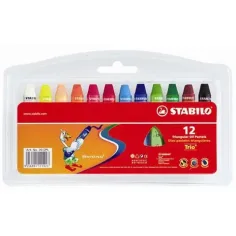 Stabilo: Trio Ölkreide Set 12 Stück