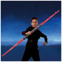 Star Wars Doppelklingen-Lichtschwert: Darth Maul aufklappbares elektronisches Lichtschwert - Hasbro Bild 3