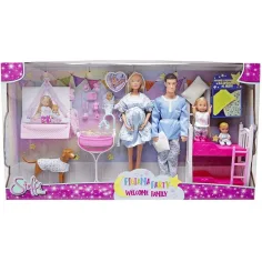 Steffi Love – Pyjama-Party Familien-Spielset - Simba Toys