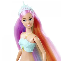 Steffi Love: Steffi magische Regenbogen-Meerjungfrauenpuppe mit leuchtender Flosse - Simba Toys Bild 4