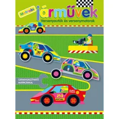 Aufkleberfahrzeuge - Aufkleberheft für Rennwagen und Rennmotorräder