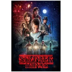 Stranger Things Staffel 1 1000 Teile Puzzle mit Poster - Clementoni Bild 2