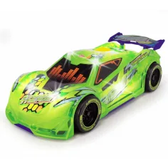Streets Beatz: Speed Tronic neon grün Auto mit Licht und Sound 20 cm - Dickie Toys Bild 2
