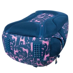 St.Right Lazy Cats dreikammerige Schultasche, Rucksack 39 x 27 x 17 cm Bild 4
