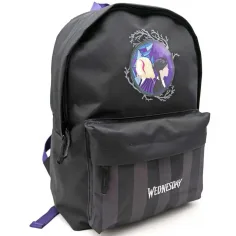 St.Right: Wednesday zweifächiger Schulrucksack, Rucksack 40x30x12cm Bild 2