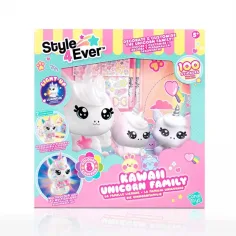 Style 4 Ever: Buntierbarer, leuchtender Einhornfamilie
