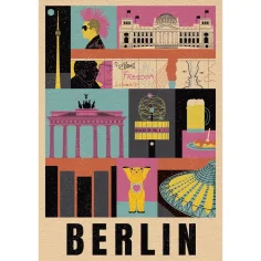 Style in the City Berlin 1000 Teile Puzzle - Clementoni Bild 2
