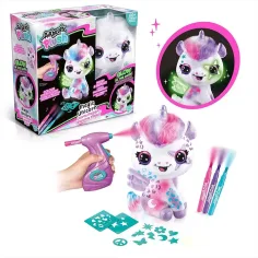 Style4Ever Färbbare Plüsch Dunkel leuchtendes Einhorn Set Bild 2