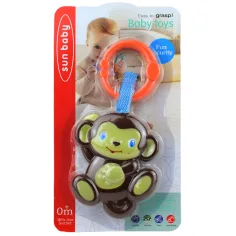 Sun Baby: Fröhlicher Affe BPA-freie Babyrassel Bild 4